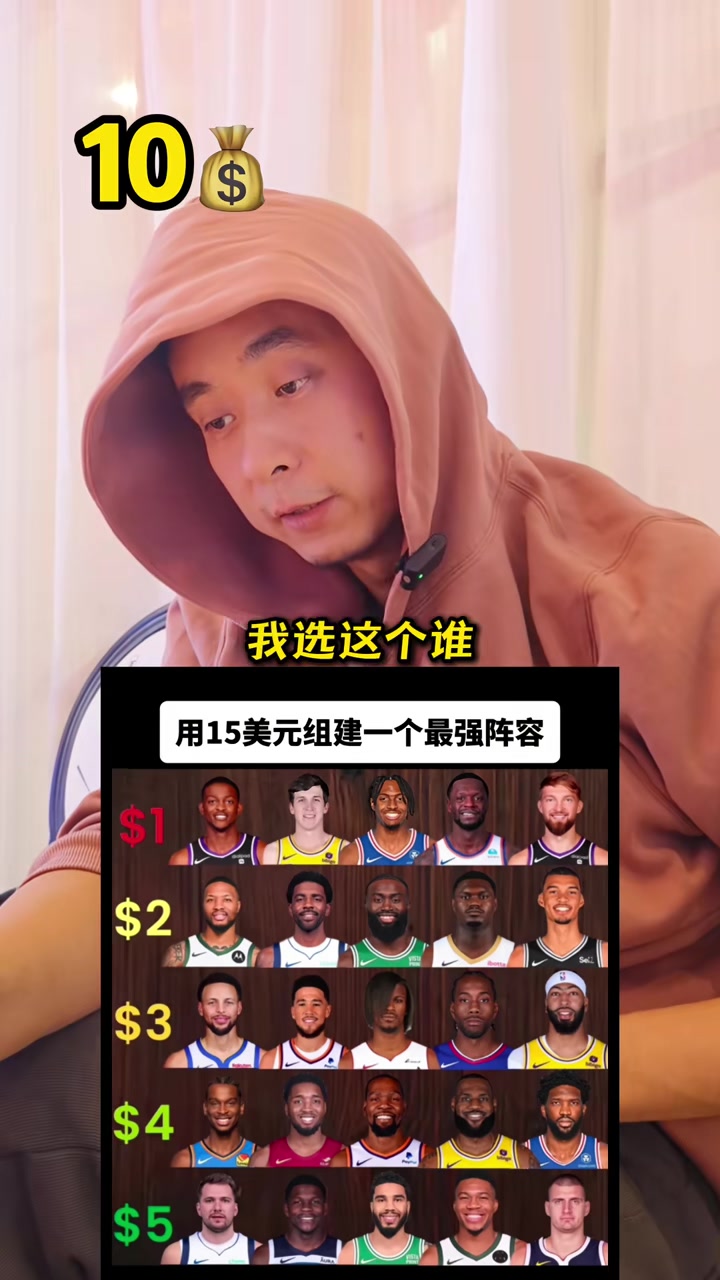 段冉：15美元組建最強陣容，你會怎么選？