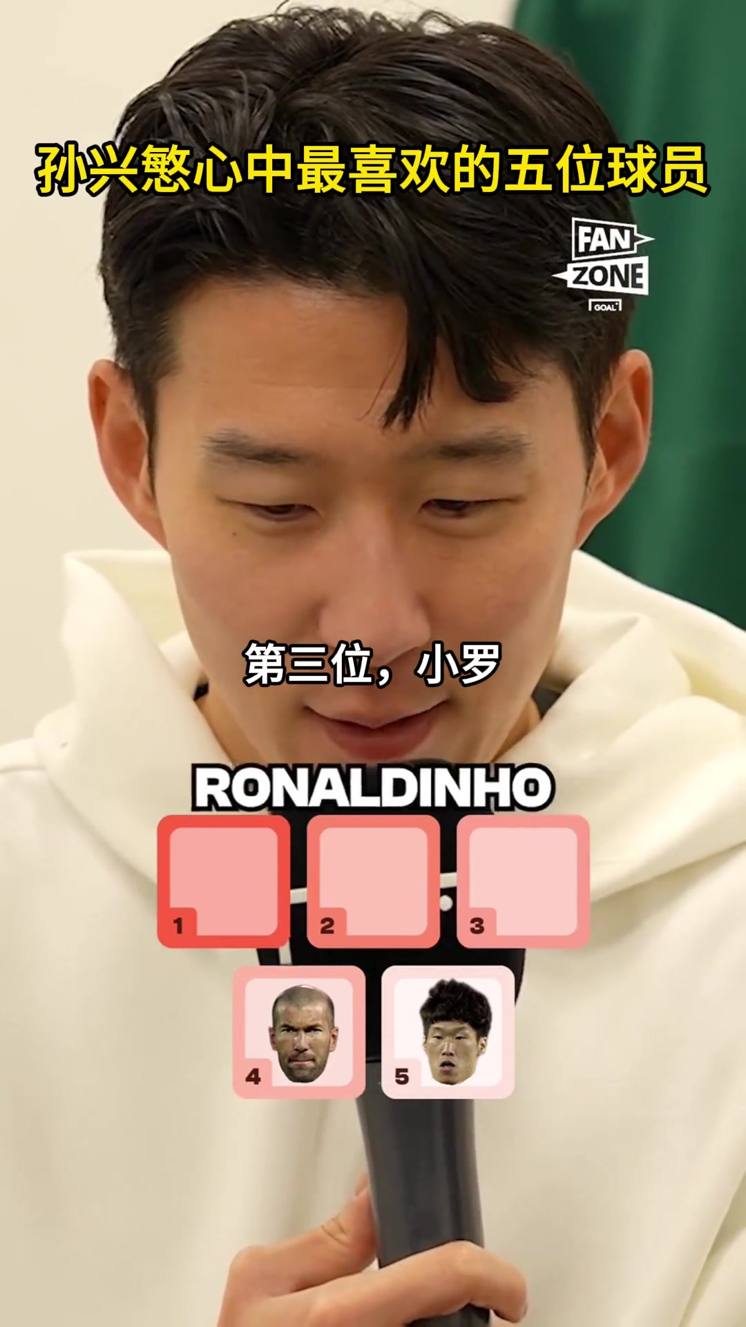 孫興愍心中最喜歡的5名球員：梅羅前二，齊達內、樸智星入選！