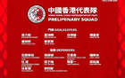 中國(guó)香港隊(duì)37人初選名單，出征亞洲杯預(yù)選賽，中超中甲占10人。