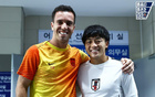 鹿島隊(duì)友聚首，曬塞爾吉尼奧與相馬勇紀(jì)合影