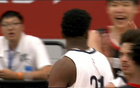 楊瀚森因米西吃T鼓掌，NBA招式。