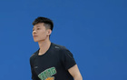 遼寧隊(duì)訓(xùn)練，王嵐嵚張峻豪在陣，代彥龍隨隊(duì)，楊鳴單車訓(xùn)練。